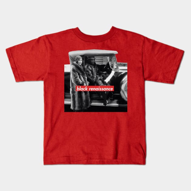 Black Renaissance Kids T-Shirt by One Mic History Store